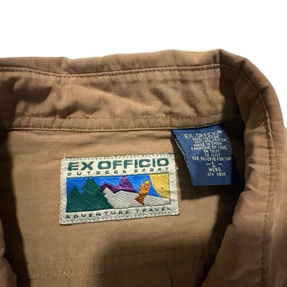 Ex Officio Outdoor Sport OutfittersTravel Shirt Jacket Fishing Shooting L Mens - Picture 2 of 4